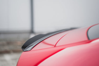 Spoiler CAP für Audi A7 C8 / C8 S-Line / S7 C8 / RS7 C8 schwarz Hochglanz