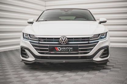 Front Ansatz V.3 für Volkswagen Arteon R-Line Facelift Carbon Look