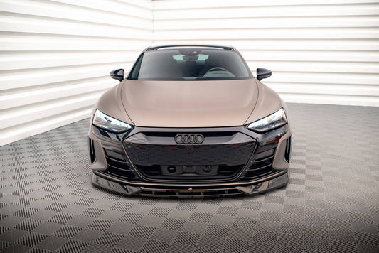 Front Ansatz V.3 für Audi e-Tron GT / RS GT Mk1 Carbon Look