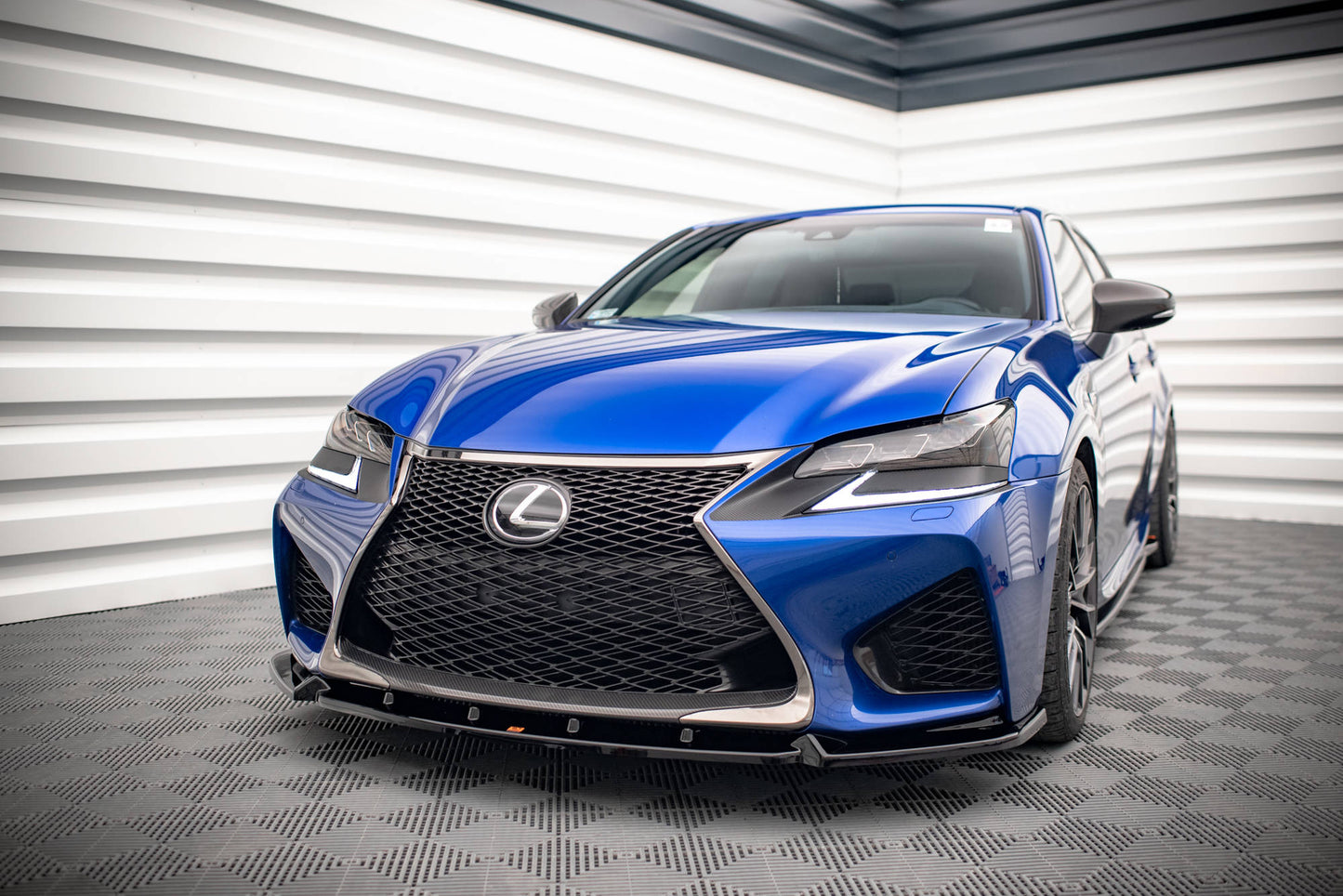 Front Ansatz V.1 für Lexus GS F Mk4 Facelift schwarz matt