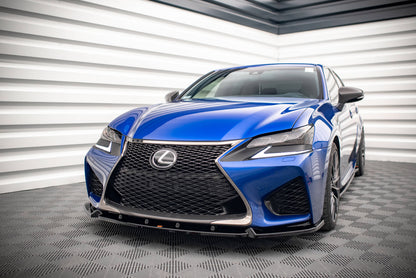 Front Ansatz V.1 für Lexus GS F Mk4 Facelift schwarz matt