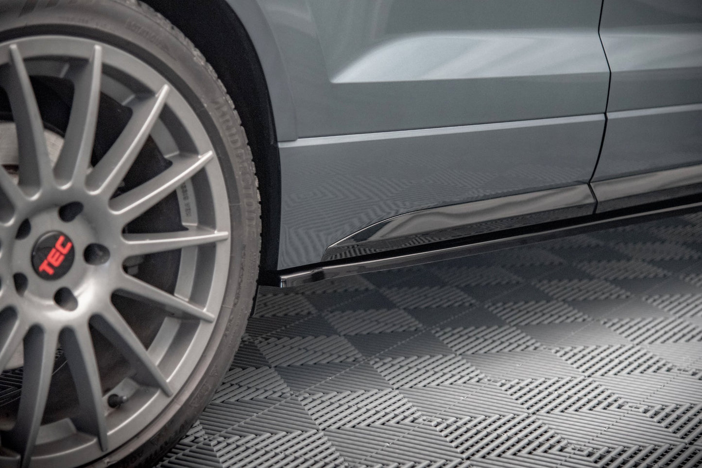 Seitenschweller Ansatz für Cupra Ateca schwarz matt