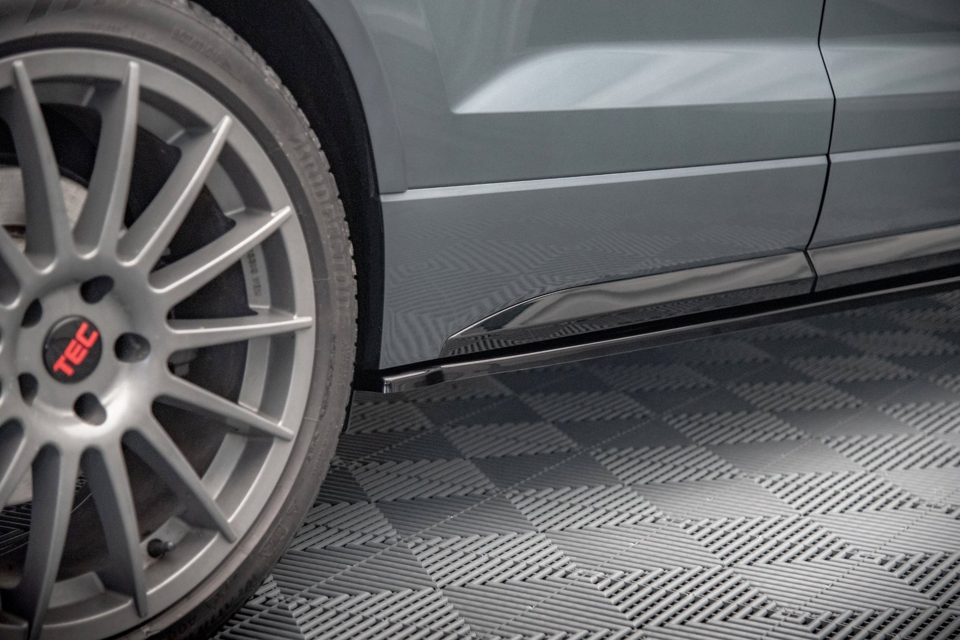 Seitenschweller Ansatz für Cupra Ateca schwarz matt