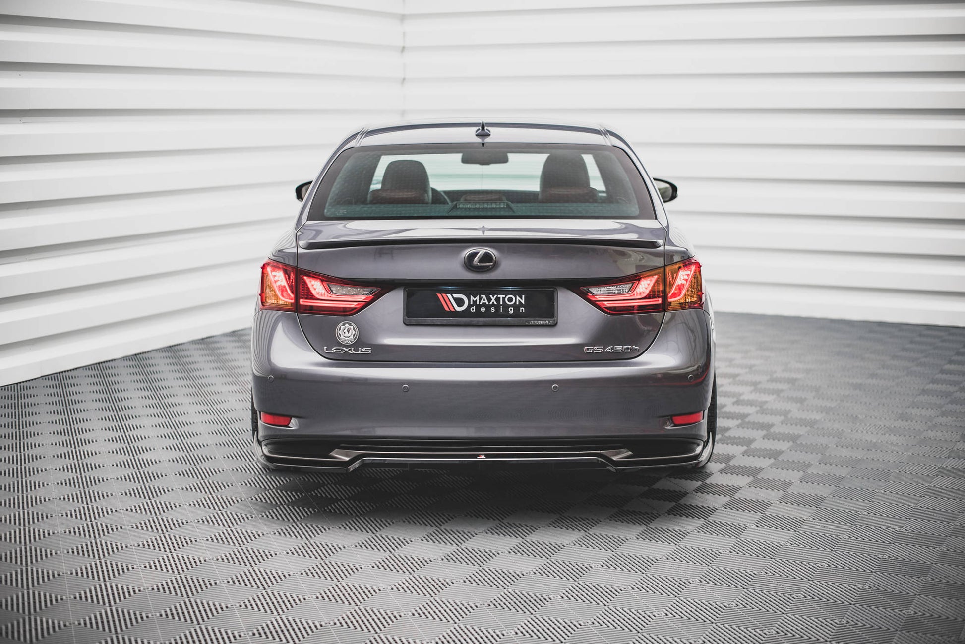 Mittlerer Diffusor Heck Ansatz DTM Look für Lexus GS F Sport Hybrid Mk4 (L10) Carbon Look