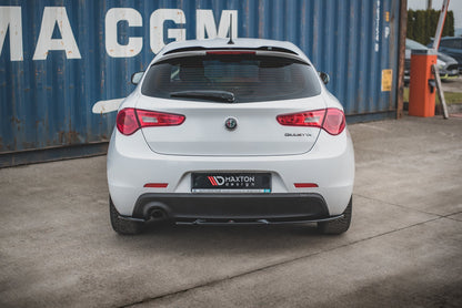 Heck Ansatz Flaps Diffusor V.1 für Alfa Romeo Giulietta  schwarz matt