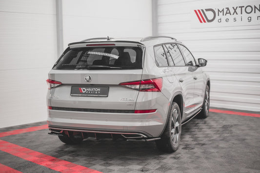 Spoiler CAP V.1 für Skoda Kodiaq Mk1 Sportline/RS schwarz Hochglanz