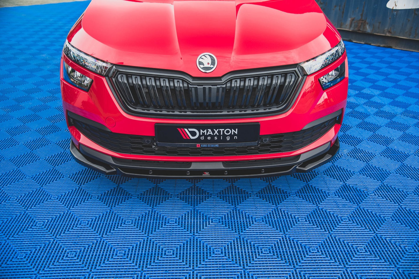 Front Ansatz V.1 für Skoda Kamiq schwarz matt
