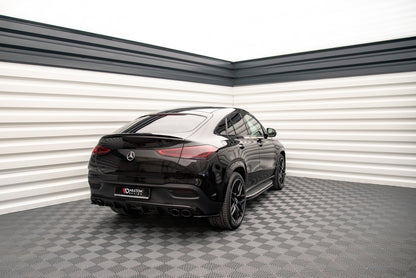 Heck Ansatz Flaps Diffusor für Mercedes-AMG GLE Coupe C167 Carbon Look