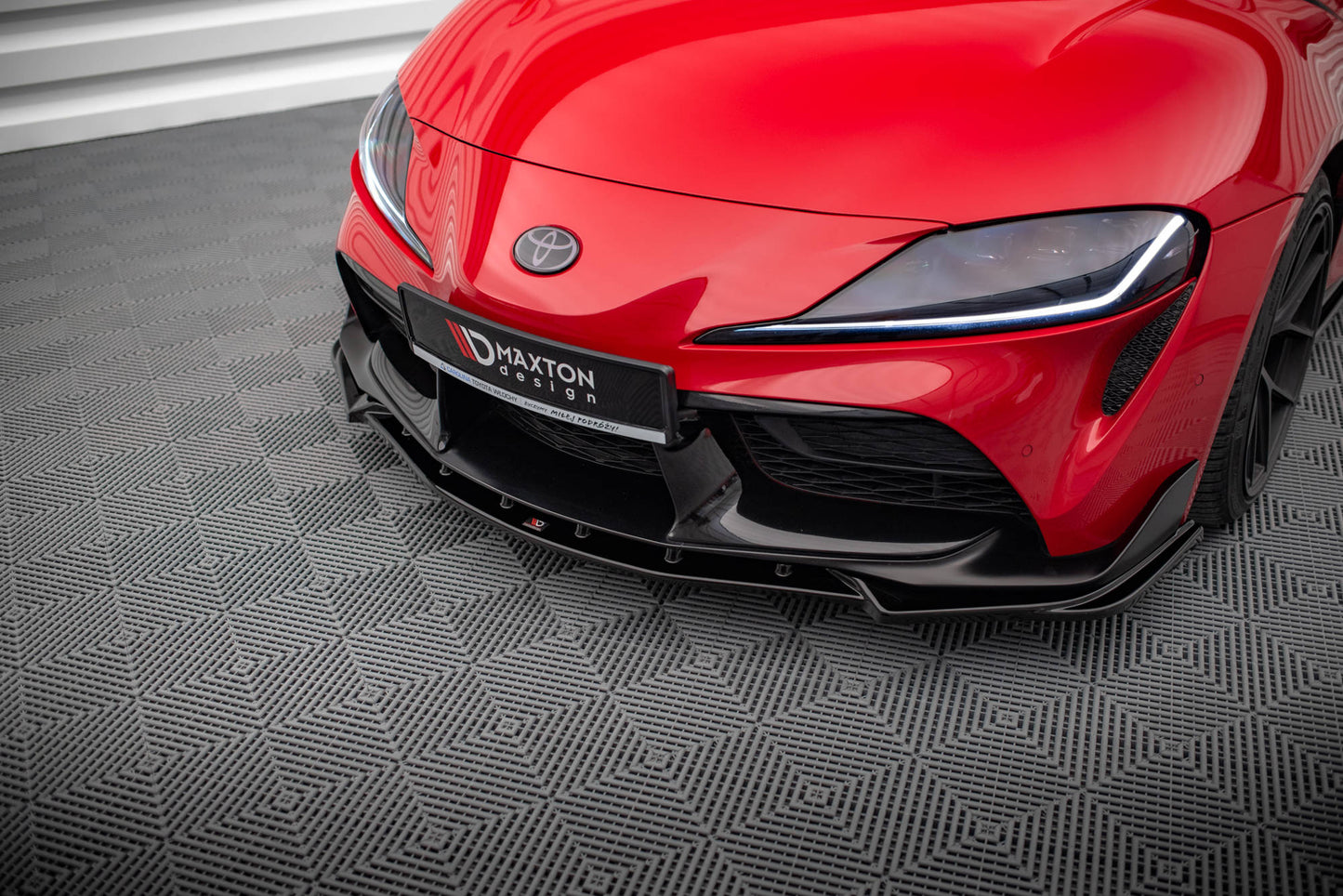 Front Ansatz V.4 für Toyota Supra Mk5 schwarz matt