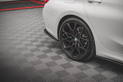 Heck Ansatz Flaps Diffusor für BMW 3er G20 / G21 schwarz matt