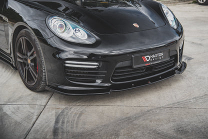 Front Ansatz V.1 für Porsche Panamera Turbo 970 Facelift Carbon Look