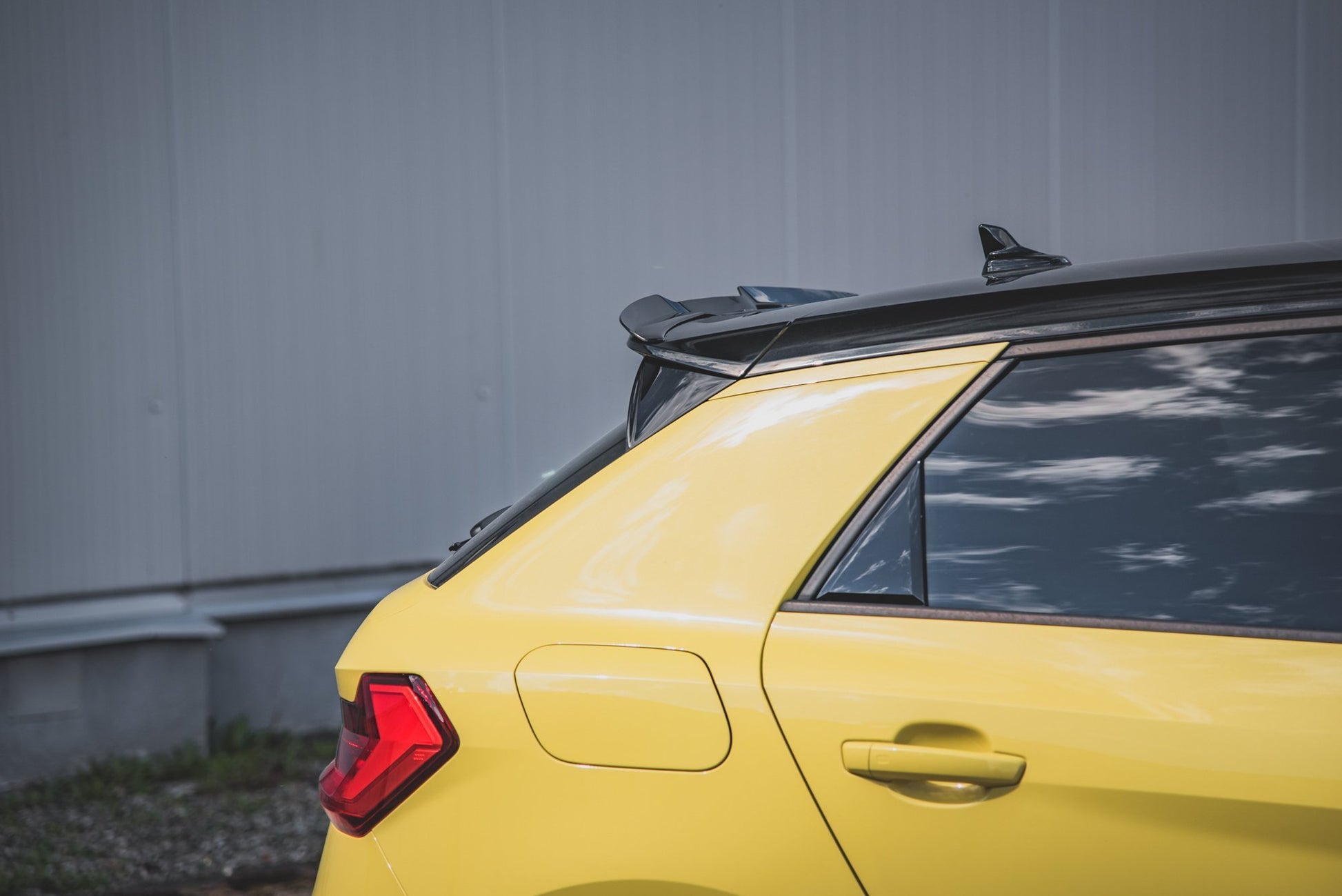 Spoiler CAP für Audi A1 S-Line GB schwarz matt
