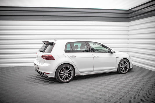 Seitenschweller Ansatz für V.2 für Volkswagen Golf R Mk7 schwarz Hochglanz