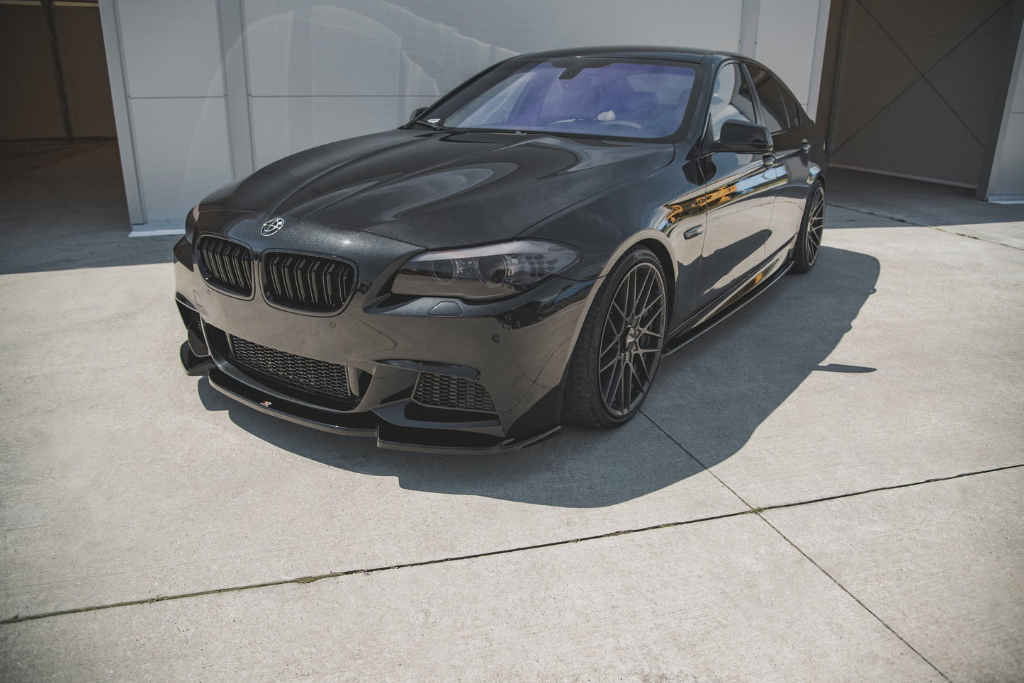 Front Ansatz V.3 für BMW 5er F10/F11 M-Paket schwarz matt