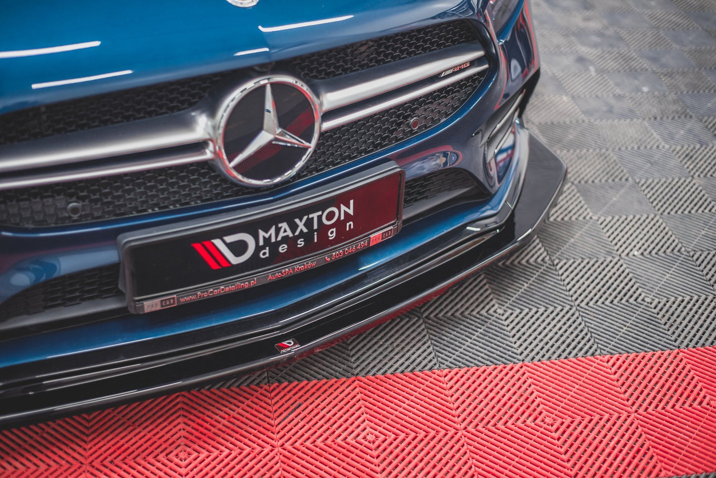 Front Ansatz V.3 für Mercedes A35 AMG Aero W177  Carbon Look