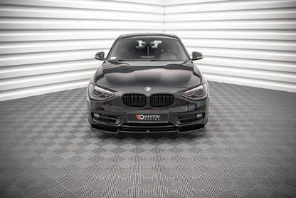 Front Ansatz V.2 für BMW 1er F20 schwarz matt