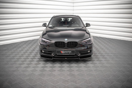 Front Ansatz V.2 für BMW 1er F20 schwarz matt