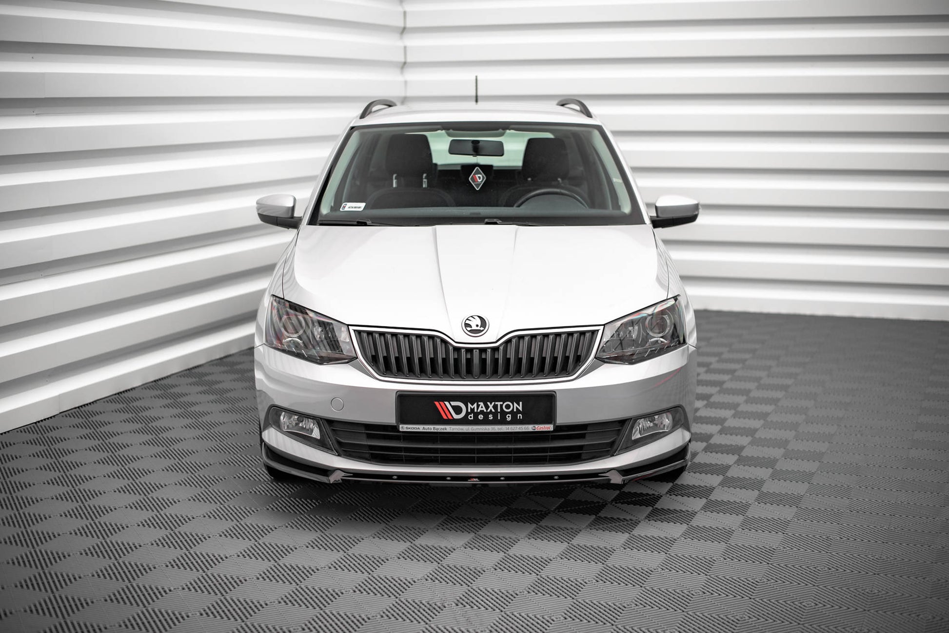 Front Ansatz V.1 für Skoda Fabia Mk3 Carbon Look