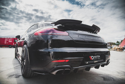 Spoiler CAP für Porsche Panamera Turbo 970 Facelift schwarz matt