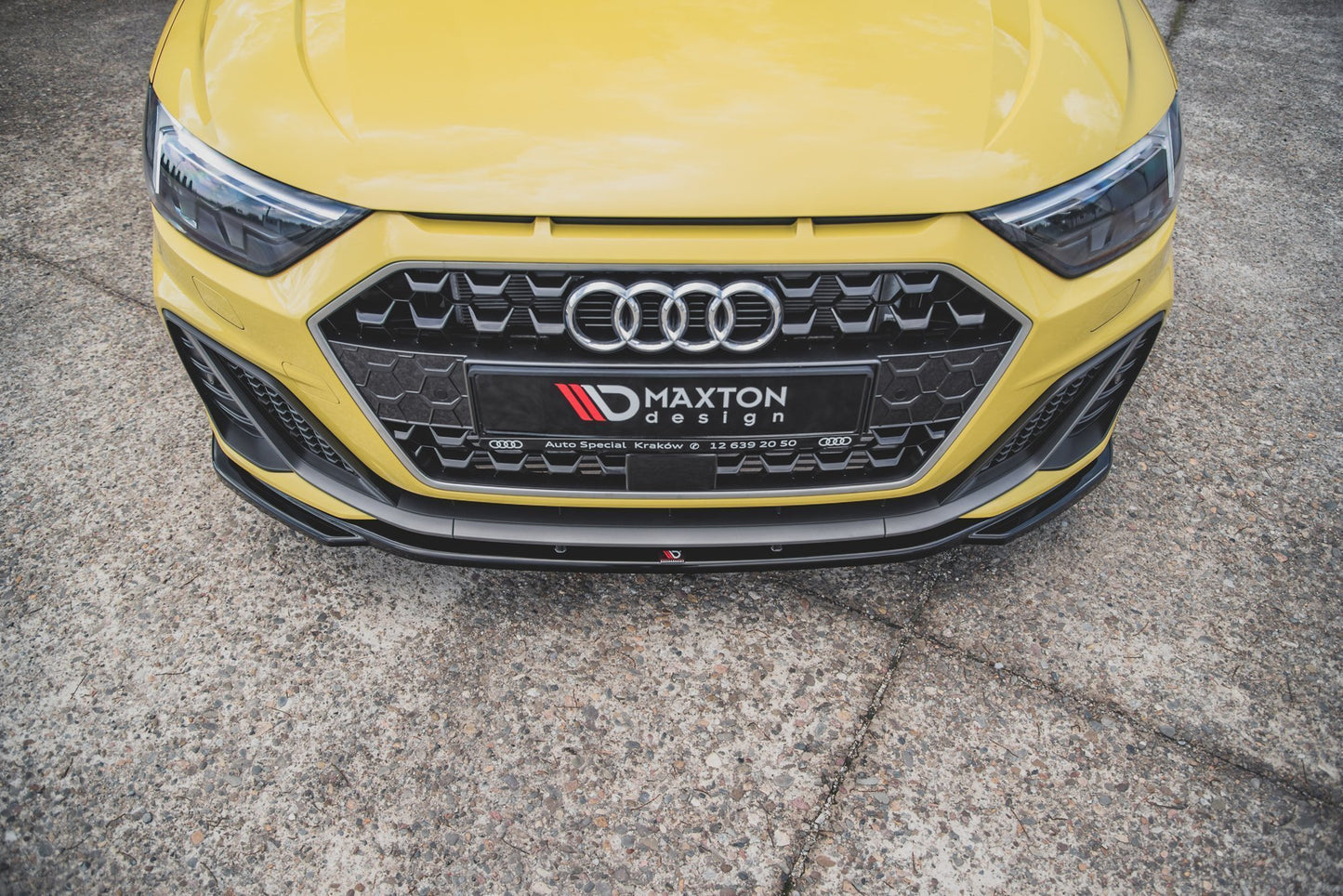 Front Ansatz V.2 für Audi A1 S-Line GB Carbon Look