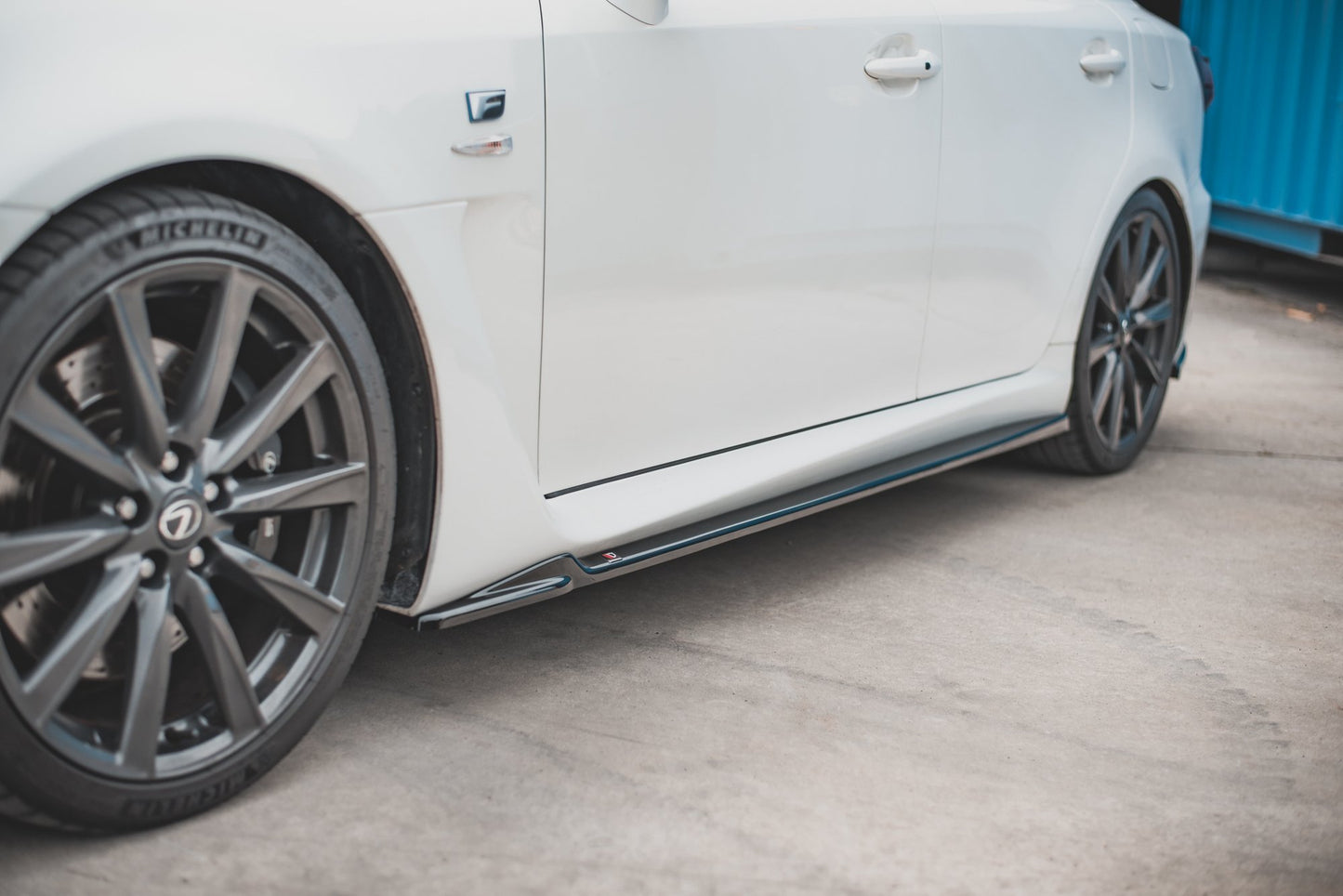 Seitenschweller Ansatz für Lexus IS F Mk2 Carbon Look