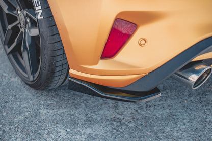 Heck Ansatz Flaps Diffusor V.2 für Ford Focus ST Mk4  schwarz matt