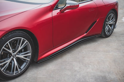 Seitenschweller Ansatz für Lexus LC 500 schwarz matt