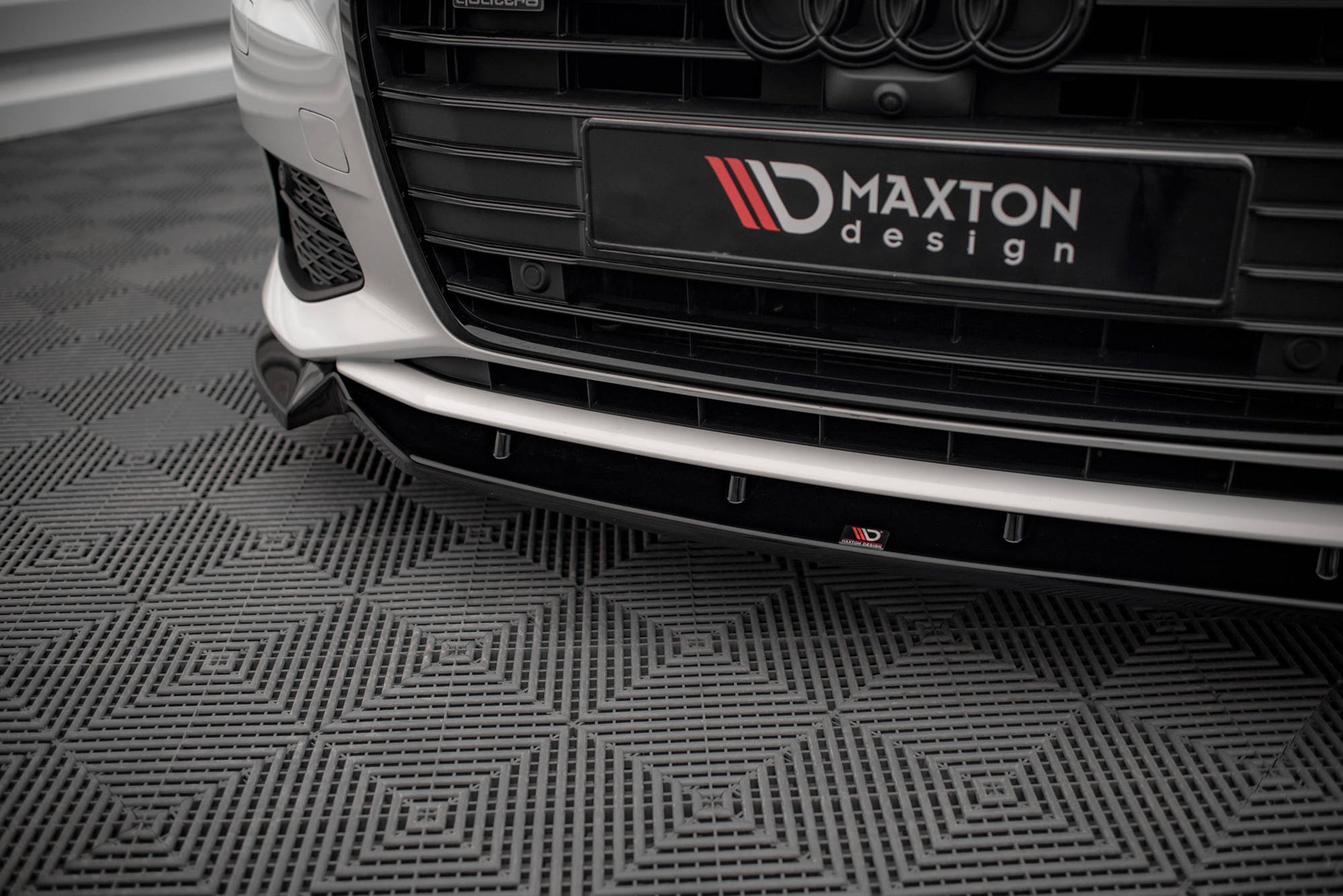 Front Ansatz V.2 für Audi A6 C8 Carbon Look