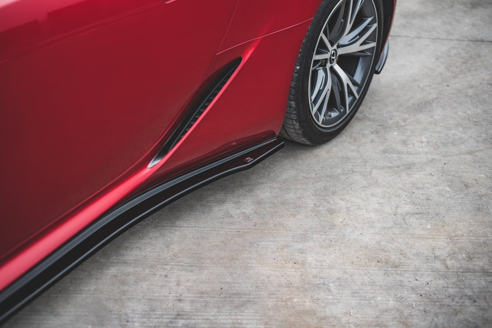 Seitenschweller Ansatz für Lexus LC 500 Carbon Look