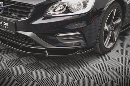 Front Ansatz V.1 für Volvo S60 R-Design Mk2 schwarz matt