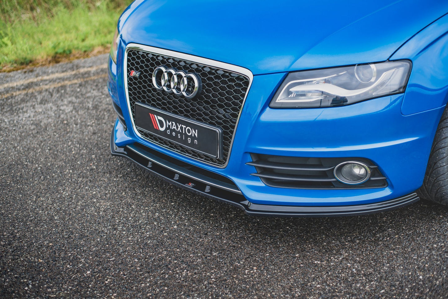 Front Ansatz für Audi S4 / A4 S-Line B8  schwarz matt