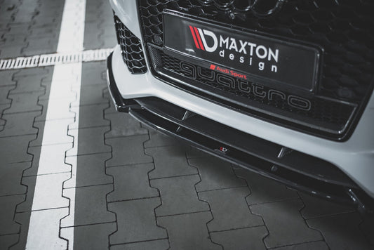 Front Ansatz V.4 für Audi RS6 C7 Carbon Look