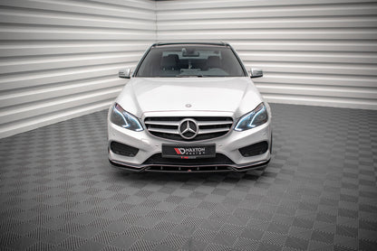 Front Ansatz V.2 für Mercedes-Benz E AMG-Line Limousine W212 Facelift Carbon Look