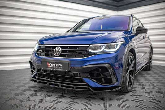 Front Ansatz V.1 für Volkswagen Tiguan R / R-Line Mk2 Facelift Carbon Look