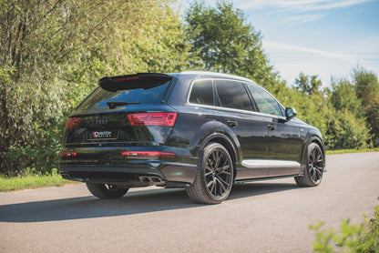 Spoiler CAP für Audi SQ7 / Q7 S-Line Mk. 2 schwarz matt