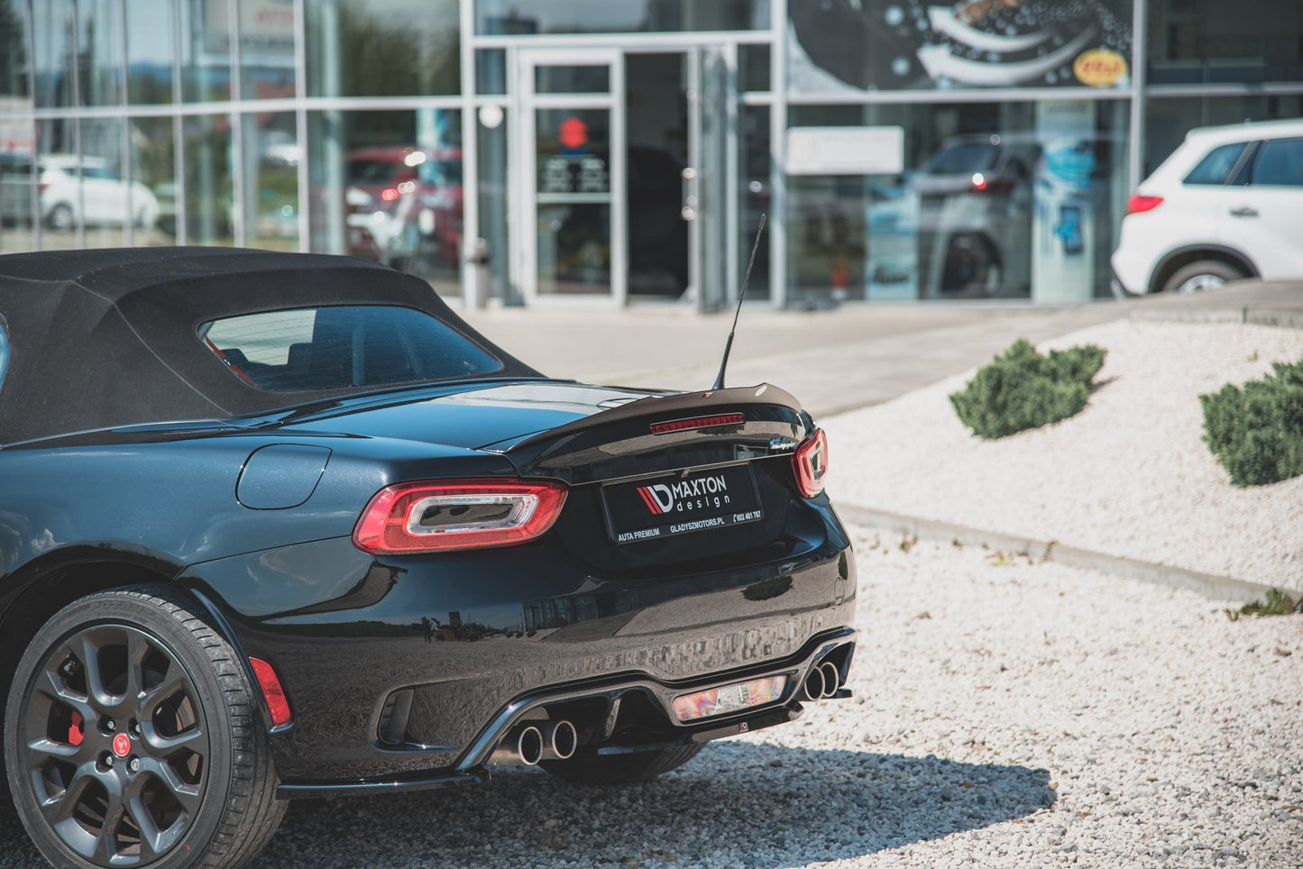 Spoiler CAP für Fiat 124 Spider Abarth Carbon Look