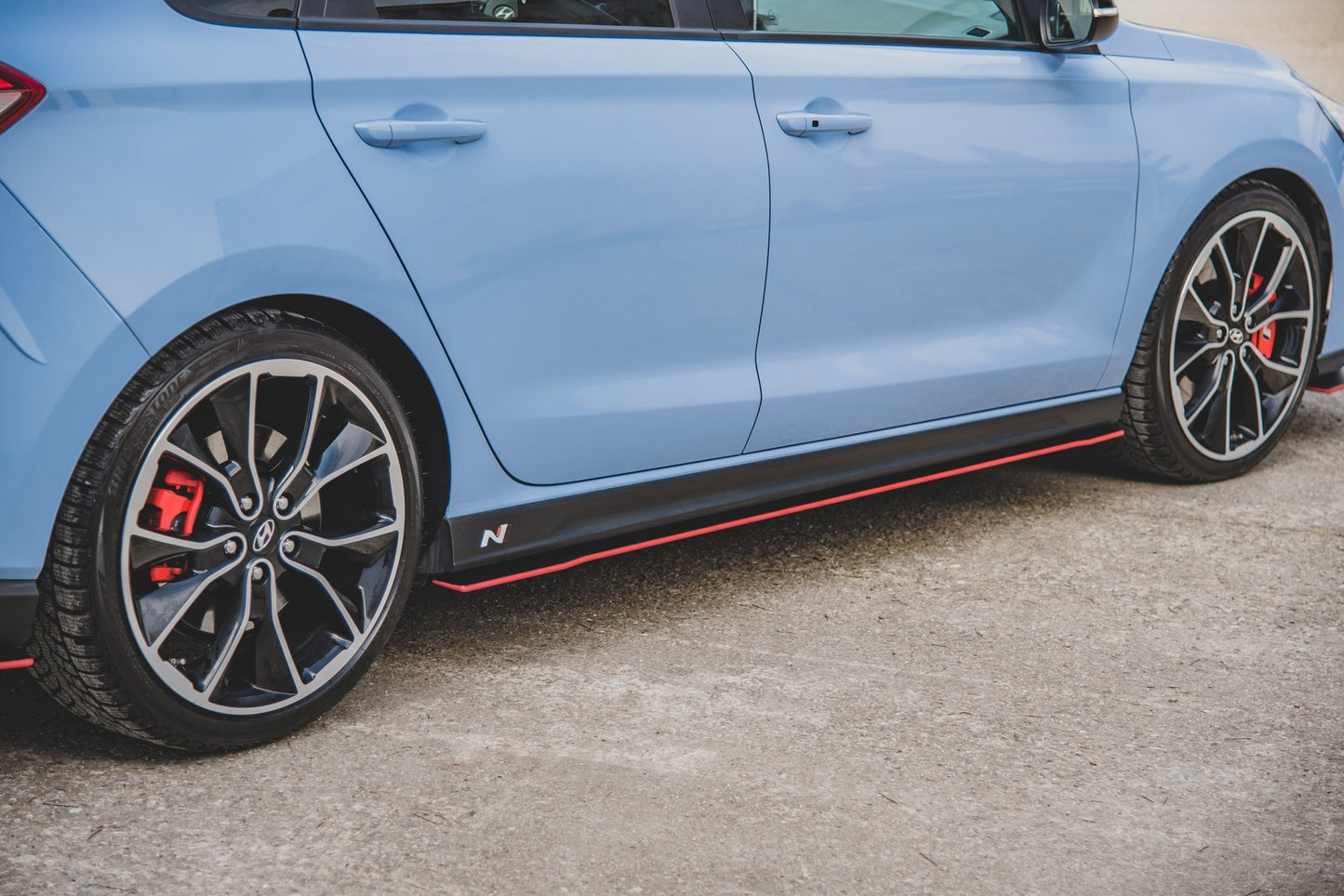 Robuste Racing Seitenschweller Ansatz für für Hyundai I30 N Mk3 / Mk3 FL Hatchback / Fastback