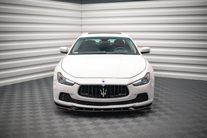 Front Ansatz V.2 für Maserati Ghibli Mk3 schwarz matt