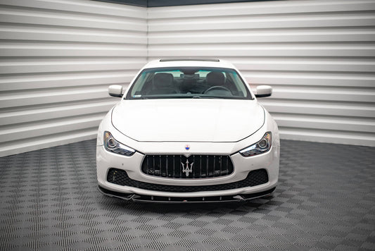 Front Ansatz V.2 für Maserati Ghibli Mk3 schwarz matt