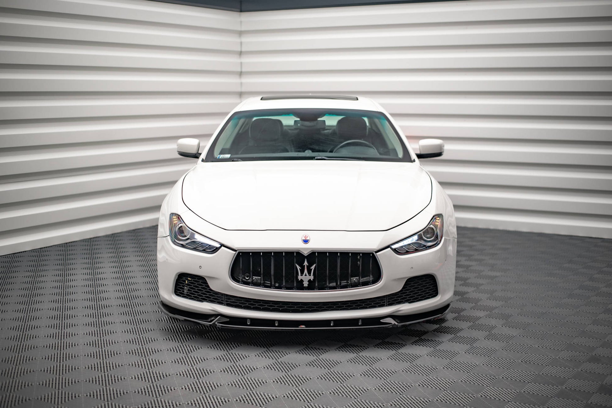 Front Ansatz V.2 für Maserati Ghibli Mk3 Carbon Look