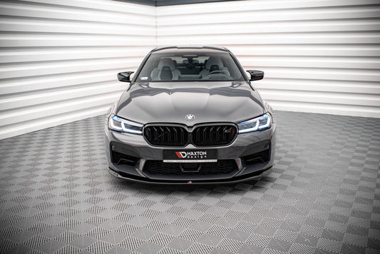 Front Ansatz V.3 für BMW M5 F90 Facelift schwarz matt