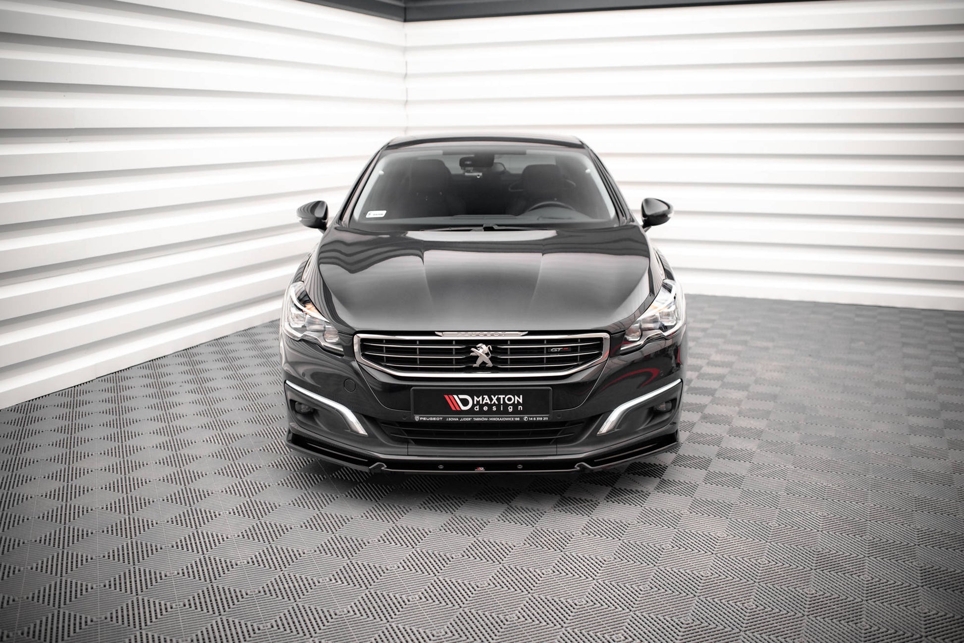 Front Ansatz V.1 für Peugeot 508 GT Mk1 Facelift Carbon Look