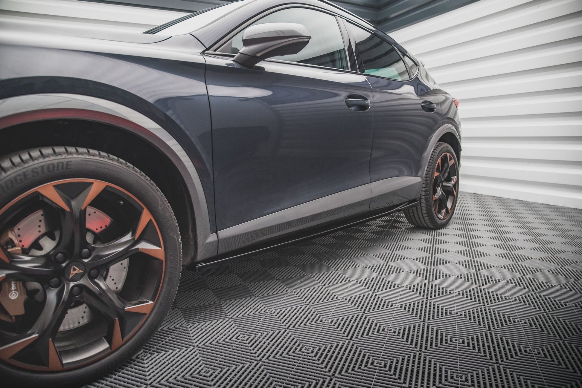 Seitenschweller Ansatz für Cupra Formentor Carbon Look