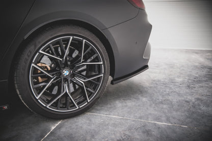 Heck Ansatz Flaps Diffusor V.2 für BMW M8 Gran Coupe F93 schwarz matt