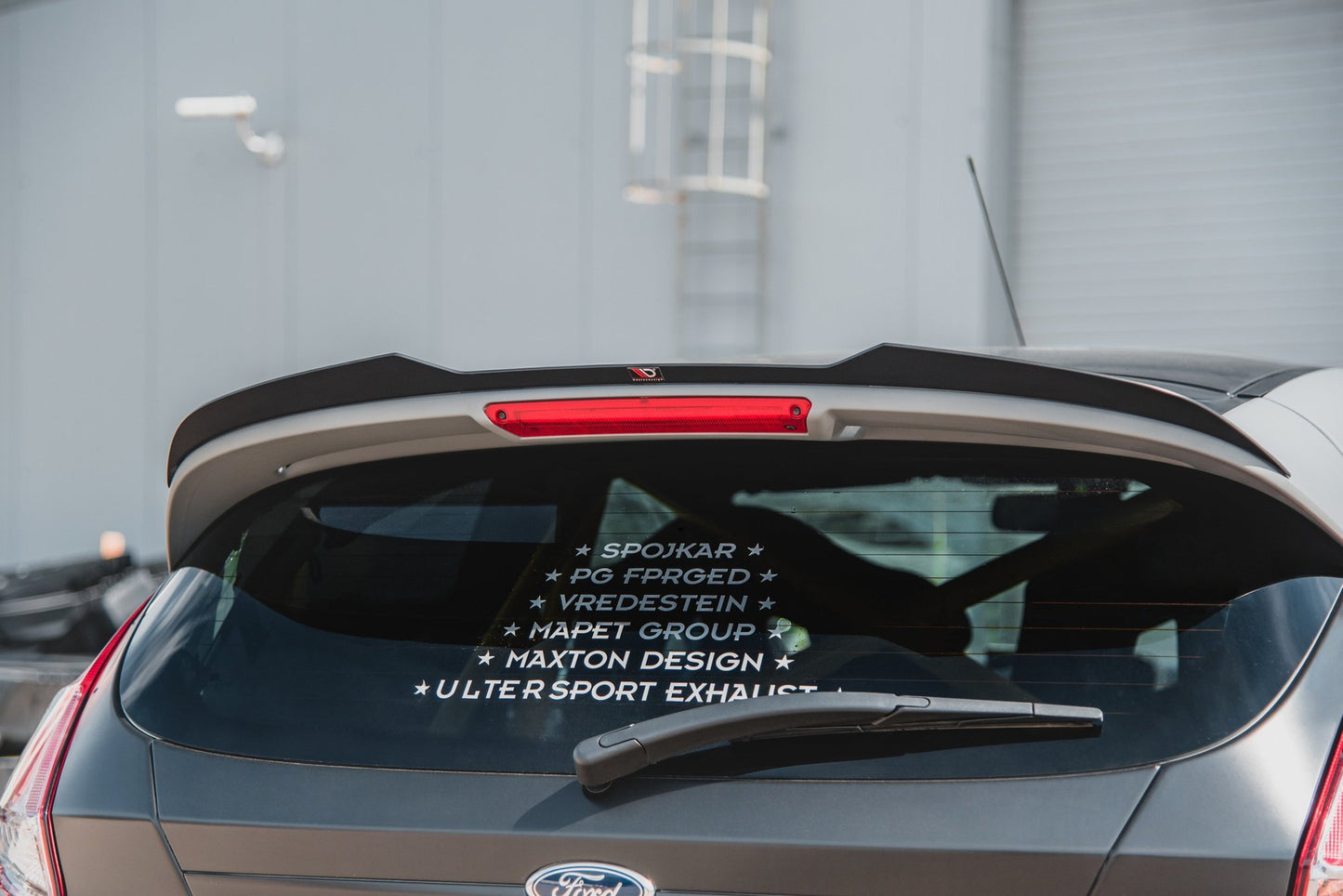Spoiler CAP für Ford Fiesta ST Mk7 FL schwarz matt