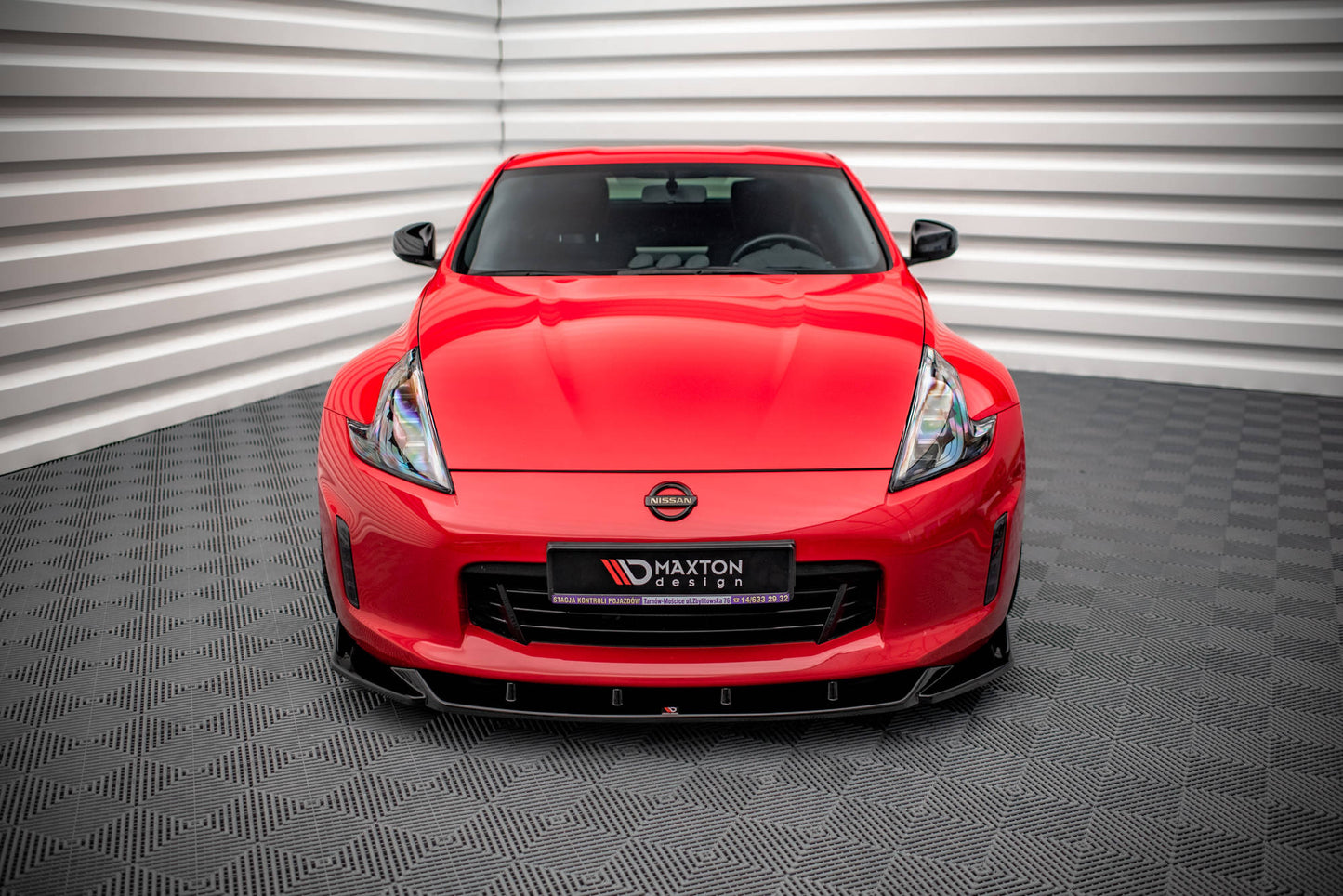 Front Ansatz V.2 für Nissan 370Z Facelift Carbon Look