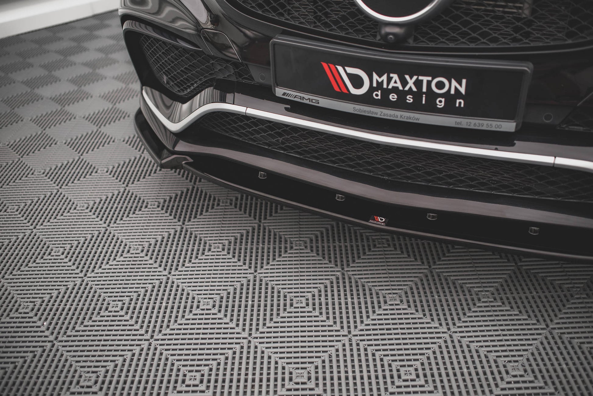 Front Ansatz V.1 für Mercedes-Benz GLE 63 AMG C292 Carbon Look
