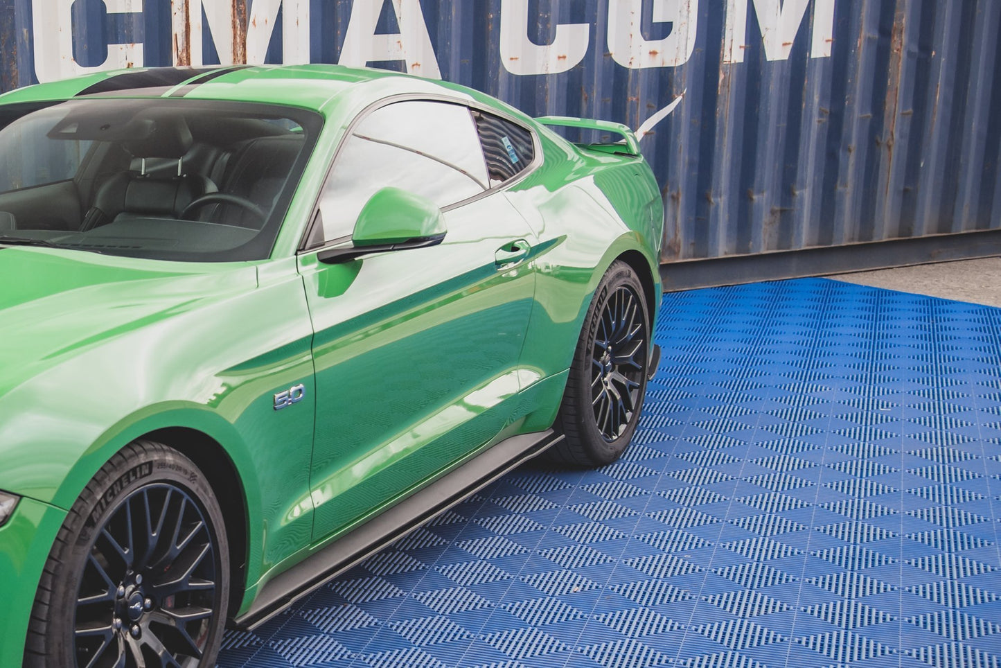 Street Pro Heck Ansatz Flaps Diffusor V.1 für Ford Mustang GT Mk6 Facelift