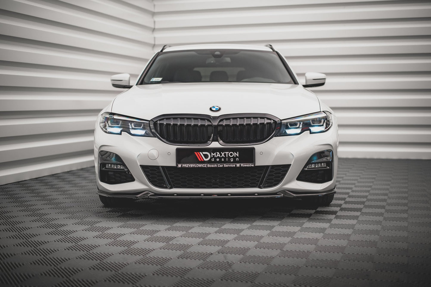 Front Ansatz V.4 für BMW 3er G20 / G21 M-Paket schwarz matt