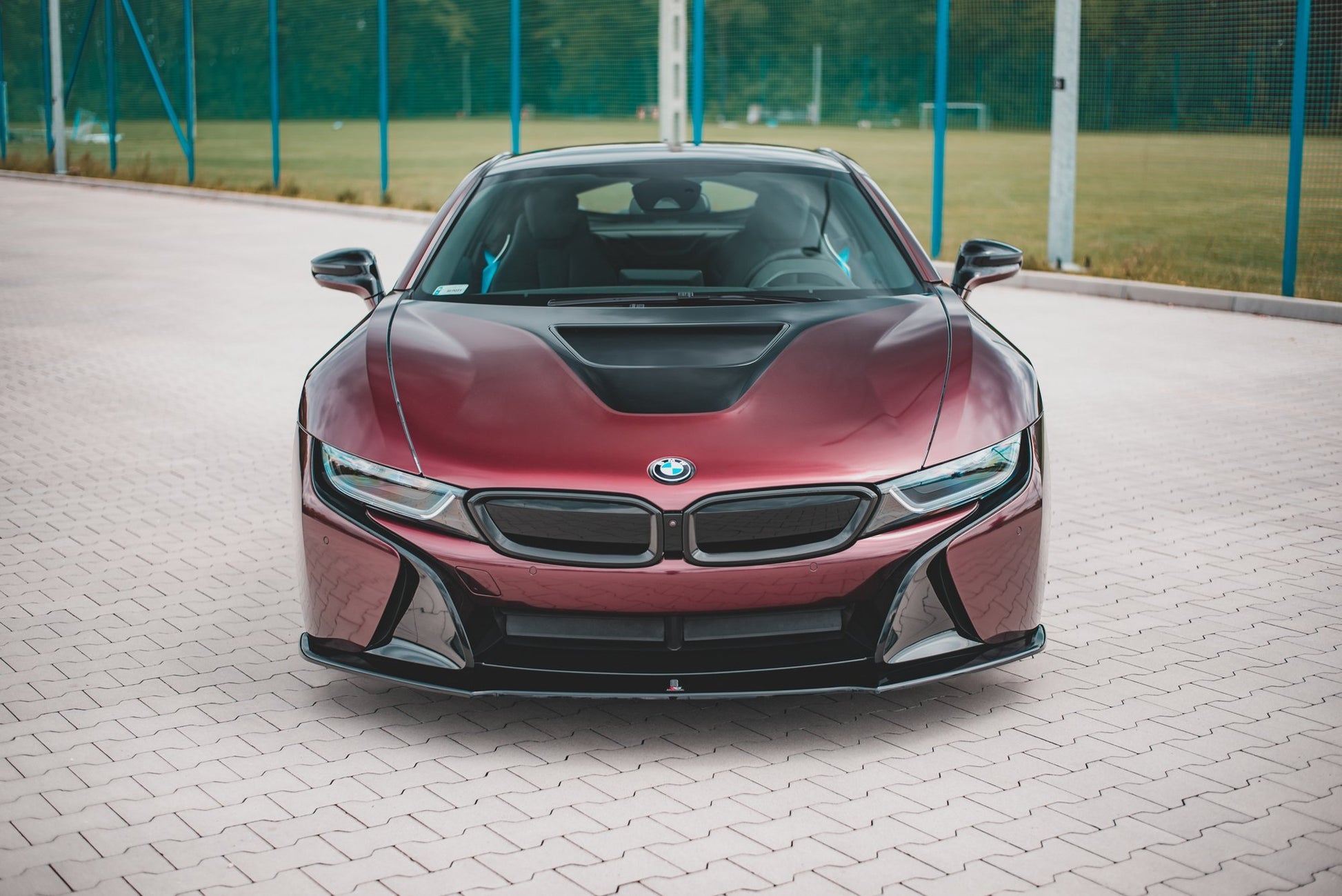 Front Ansatz für BMW i8 Carbon Look